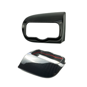Panel de Control de Faros Mercedes-Benz, Textura de Fibra de Carbono, Acabado Interior Negro Piano, Modificación W177 C118 - Product Image 2