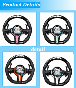Volant en fibre de carbone Direct Sal avec LED pour BMW Série 3 4 5 F30 F31 F32 F36 E92 F10 F11 F80 F82 M3 M4 X3 X4 X5 X6 - Product Image 4