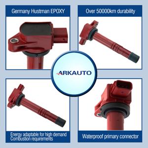 Paquetes de bobinas de encendido de rendimiento ARKAUTO UF311 30520-PNA-007 para <span class=keywords><strong>HONDA</strong></span> CIVIC S2000 ACCORD 2,0 2,2 2,4 K24 <span class=keywords><strong>K20</strong></span> - Product Image 2