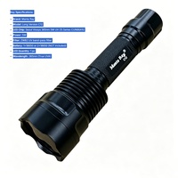 Lampe torche UV 365NM avec filtre ZWB2, lampe torche LED 5W en aluminium industriel, pierres fluorescentes Yooperlites, sodalite, pierres minérales luminescentes