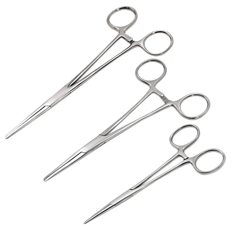 14cm/16cm/18cm Acier Inoxydable Vétérinaire Chirurgical Artère Forceps Cochon Bovins Mouton Animal Hémostatique Forceps Animaux Outils Chirurgicaux