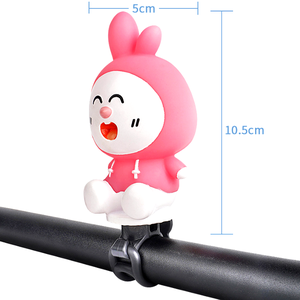Nouvel arrivage de <span class=keywords><strong>klaxon</strong></span> à air de bicyclette en caoutchouc souple de dessin animé de lapin de <span class=keywords><strong>canard</strong></span> d'ours pour le vélo d'enfants - Product Image 1
