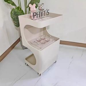 Carrito de Belleza de Alta Gama Zxm, Carrito Especial para Salón de Belleza, Multifuncional con Gabinetes, Estantes Móviles para Uñas y Bordado - Product Image 1