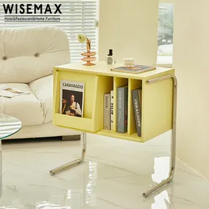 WISEMAX Moderne minimalist ische Möbel Kubik holz Kleiner Seiten boden Lagers chrank für Wohnzimmer Seite Couch tisch nach Hause