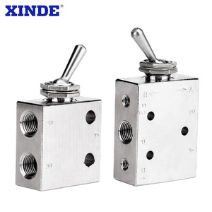 Van điều khiển khí nén 3 vị trí 2 chiều, công tắc tay, van khí cơ khí TAC - Product Image 2
