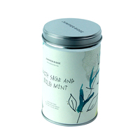 Boîtes en fer blanc personnalisées en gros, de forme ronde, de qualité alimentaire, pour chocolat, bonbons et thé, avec impression offset
