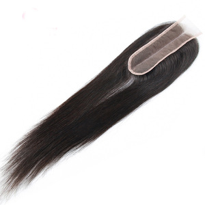 Cierre de Encaje 2x6 de Doble Trama, Cabello Humano Brasileño de Longitud Media, Cierre de Cabello Real para la Elaboración de Pelucas - Product Image 6