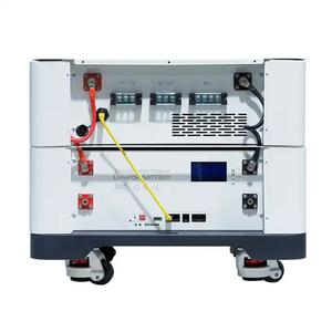 Batteries au phosphate de lithium-fer à longue durée de vie 51,2 V 48 V 200 Ah 10 kW 20 kW 30 kW, empilables, pour stockage d'énergie solaire - Product Image 4