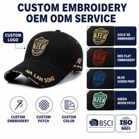 Casquette de baseball personnalisée vintage brodée, 6 panneaux, réglable, style Dad Hat, en sergé de coton, unisexe, vente en gros fabricant, faible MOQ