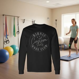 Maglietta a Maniche Lunghe Bionic Custom Parts Knee Club per Centro di Riabilitazione e Recupero - Product Image 4