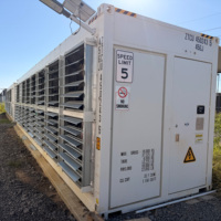 Conteneur de minage crypto Drolin Box 20 pieds à refroidissement par air, 168 unités S19, ventilateur axial, filtre anti-poussière, site d'exploitation à faible coût
