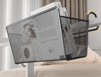 Fournisseur d'accessoires pour dortoirs, étagère de rangement de chevet, étagère de rangement essentielle pour dortoir féminin, type à suspendre avec crochets