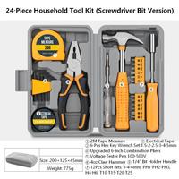 Kit d'outils à main TGS, kit d'outils de réparation multifonction, clé hexagonale, tournevis, pinces, boîte à outils portable, OEM
