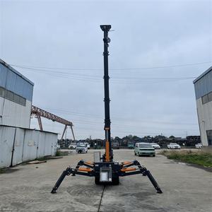 Прямые продажи от производителя: мини-кран-паук CE, полностью гидравлический, с бензиновым/электрическим двигателем, высота подъема 7 м, двигатель Honda - Product Image 6