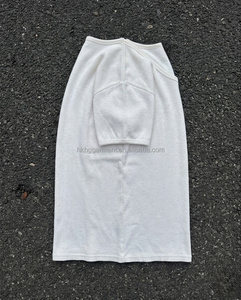 T-shirt en coton épais avec logo imprimé de haute qualité, effet vintage délavé, T-shirt personnalisé pour homme, tee-shirt en coton pour homme - Product Image 3