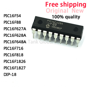 5 cá<span class=keywords><strong>i</strong></span> pic16f54 pic16f88 pic16f627a pic16f628a pic16f648a <span class=keywords><strong>pic16f716</strong></span> pic16f818 pic16f1826 pic16f1827-<span class=keywords><strong>I</strong></span>/P Dip-18 IC chip trong kho - Product Image 1