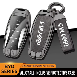 Funda Protectora de Aleación para Llave de Coche BYD Song Pro, Tang DM, Qin PLUS MAX, Yuan Generation, Atto 3, Han EV, Dolphin y Accesorios - Product Image 3