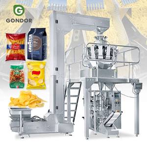 250g Rice Bricks Nut Chips Puffed Corn Snack <b>Packaging</b> Packing <b>Machine</b> for Rice and Salt with Nitrogen - Product Image 1