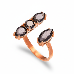 Onyx Stone <b>Adjustable</b> <b>Ring</b> Wholesale 925 Sterling Silver Jewelry Turkish Handcrafted - Product Image 2