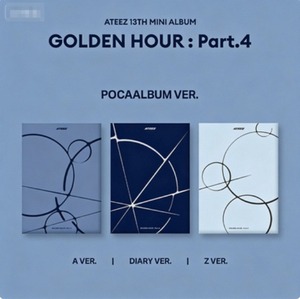 ATEEZ 13ème mini-album GOLDEN HOUR Part.4 POCA Album K-pop Platform Photocard Atiny Officiel Merch KQ Entertainment Sortie 2025 - Product Image 2