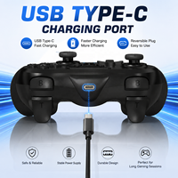 Control Inalámbrico BT para Switch Pro y PC, Doble Vibración, Giroscopio de 6 Ejes, Turbo Motion, Gamepad para NS Pro