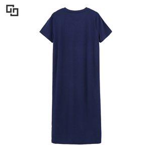 OEM <strong>Night</strong> Dresses <strong>for</strong> Woman ODM <strong>Night</strong> <strong>Shirt</strong> Custom Knit Nightgown Bamboo Viscose <strong>Night</strong> Dress <strong>for</strong> <strong>Men</strong> - Product Image 2
