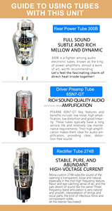 MONA недавно Модернизированный 300B 2,0 домашний усилитель с вакуумной трубкой, двухступенчатый, ручной работы, включает Пульт дистанционного управления - Product Image 3