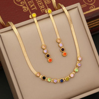 Ensemble de bijoux pour femme prêt à l'exportation : collier, boucles d'oreilles et bracelet en zircon, design classique, style romantique, pour usage quotidien, vente au détail