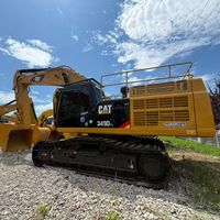 Excavatrice CAT 349D2L d'occasion, en stock, prête à l'emploi, prix compétitif pour les travaux de carrière et de terrassement