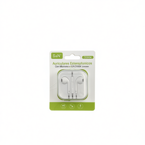 Auriculares Intrauditivos Estéreo con Micrófono Incorporado, Material ABS de 3.5mm para Teléfonos Móviles S N 31604 - Product Image 2
