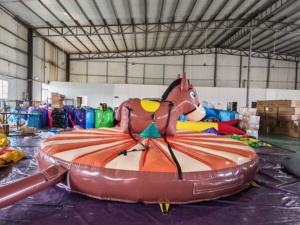 Vente directe d'usine de château gonflable de course de chevaux en forme de poney - Product Image 2