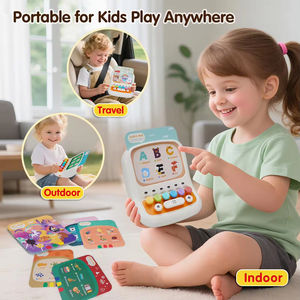 Mini Máquina de Estudio Electrónica Multifuncional de Plástico con Pilas, Números, Comida, Animales, Juguete Educativo <span class=keywords><strong>para</strong></span> Niños - Product Image 3