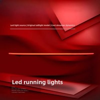 Feux arrière LED de type traversant pour Mercedes-Benz Classe E W213 2016-2021 – Kit d'amélioration et d'accessoires de modification pour véhicules (paire)