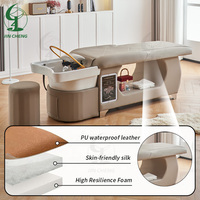 Lit de lavage de cheveux personnalisé Jincheng pour salon de beauté, lit de massage thaïlandais, lit de spa capillaire pour shampoing