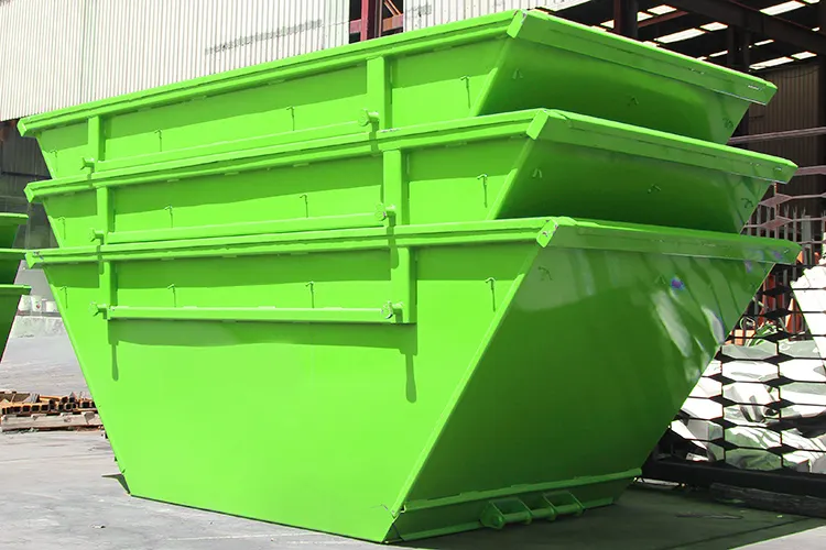 Fabrieks Directe Kleine Gerecycleerde Staalfabriek Overslaan Container Hopper Box Hopper Box Hopper Box