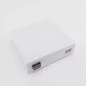 Ftth Fiber Optic Terminal Box 2 Port 86 Wall Panel 2 Cores Box With Sc Connector86*86mm Wall Mounted Face Plate Sc Pigtail 0.9mm