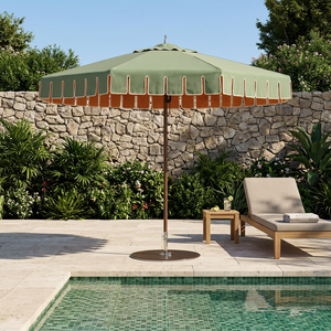 Parasol de jardin personnalisé avec protection UV, coupe-vent, <span class=keywords><strong>pour</strong></span> hôtel, <span class=keywords><strong>piscine</strong></span>, plage, parasol de patio festonné avec logo - Product Image 2