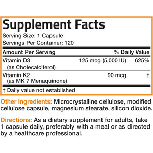 Disponibile negli Stati Uniti, Pronto per la Spedizione: Vitamina D3 K2, 1 Flacone, Consegna e Supporto Post-Vendita - Product Image 2