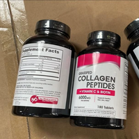Poudre de Collagène Marin Éclaircissante Anti-Âge Suppléments de Beauté Vitamine C Biotine Sans Gluten pour Adultes Croissance des Cheveux et des Ongles