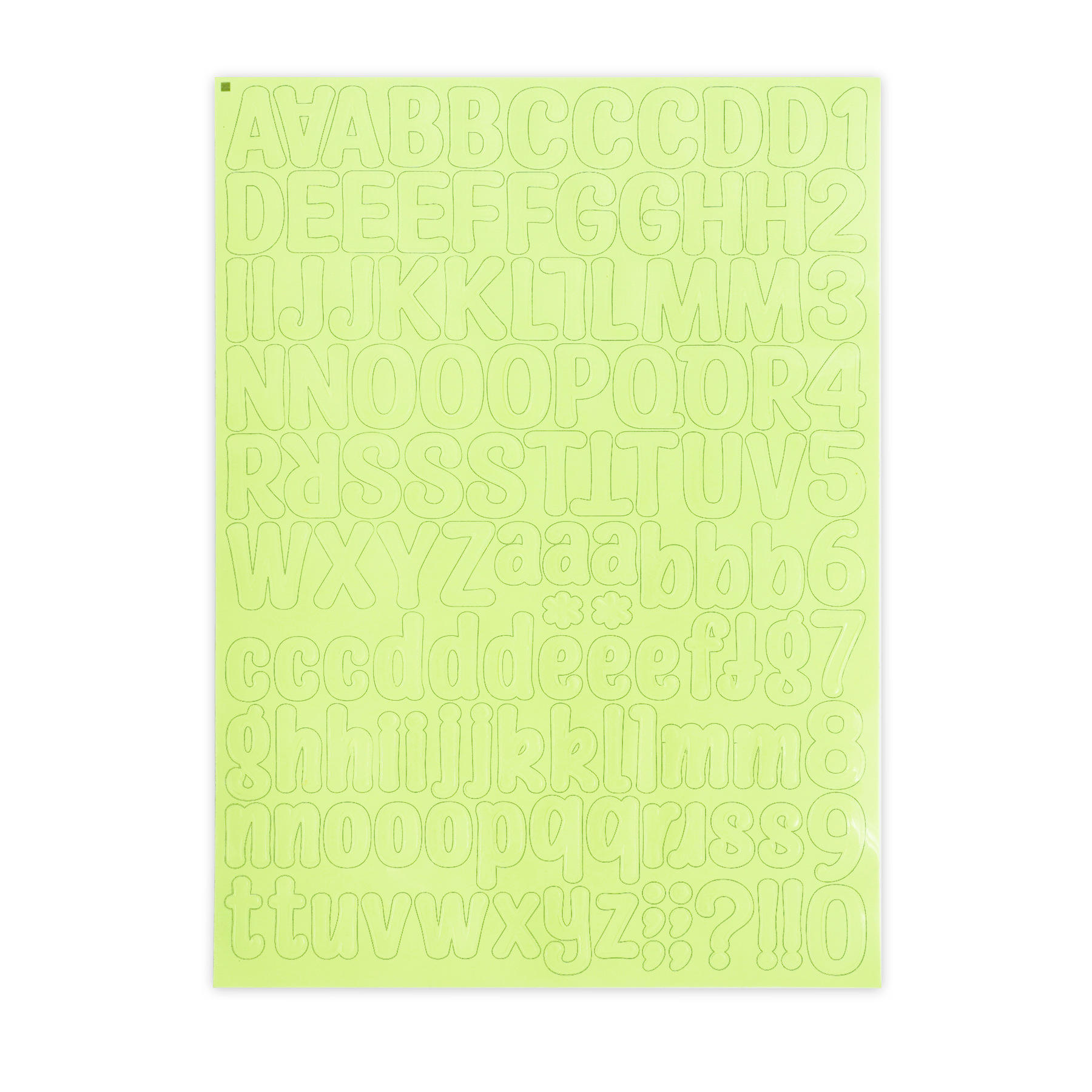 Glow-In-The-Dark Yellow-Green