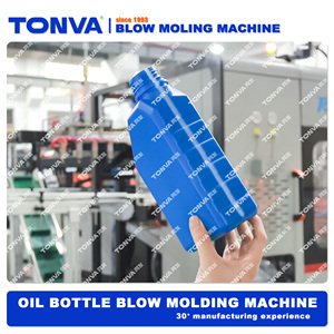 Moulage par soufflage de bouteille en plastique de jerrycan de HDPE faisant la machine avec la chaîne de production - Product Image 2