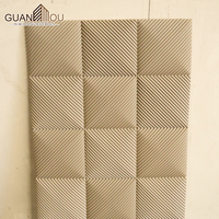 Panneaux muraux décoratifs extérieurs en pierre artificielle polyuréthane PU imperméable moderne avec design graphique