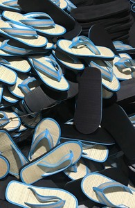 Zapatilla de hotel hecha a mano 100% y material ecológico duradero y nuevo diseño al por mayor - Product Image 5