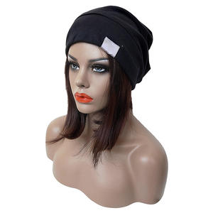 Cross-Border para <span class=keywords><strong>Amazon</strong></span> Best-Selling Men's Otoño Invierno Hat Estilo coreano Slouchy Sleep Cap Maternidad Pañuelo Tela común - Product Image 5