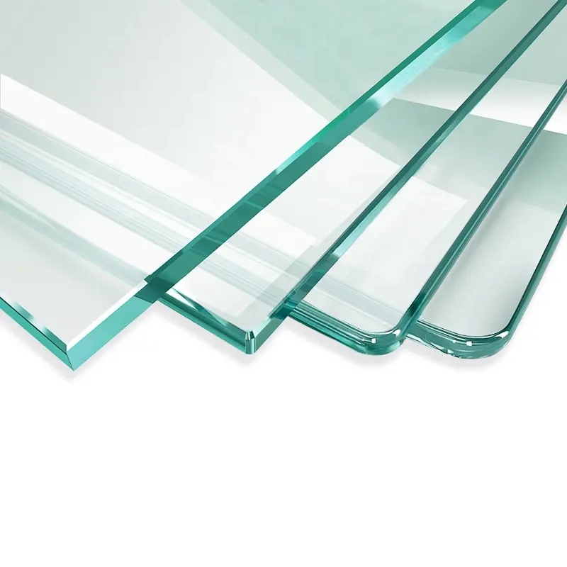 6 מ "מ 8 מ" מ 10 מ "מ 12 מ מ מ" מ זכוכית מעוקלת קשיחות ברזל נמוך