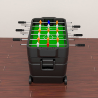Glacière de football 60L en PP grand format avec roues, isotherme et étanche, idéale pour pique-niques, pêche et canettes, compatible avec Futbolito