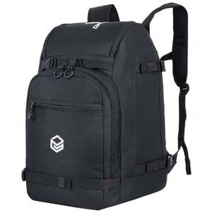 Free Sample Large Capacity Water-Resistant Padded Ski Travel Bag & Snowboard <b>Boot</b> Bag Backpack - Product Image 3