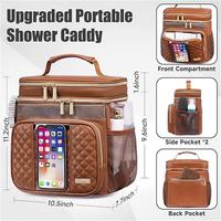 Sac de toilette résistant à l'eau pour salle de bain, sac de voyage suspendu pour produits de toilette et maquillage
