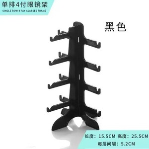 ขาตั้งโชว์แว่นตา 5 ชั้น ความยาว 15.5 ซม. ชั้นวางของพลาสติกสีขาวสำหรับใช้ในบ้าน - Product Image 5