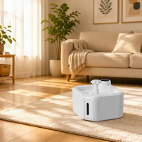 Fontaine à eau pour animaux de compagnie sans fil rechargeable 2,8 L avec capteur infrarouge, filtre automatique à quatre couches, distributeur d'eau silencieux pour chats et chiens